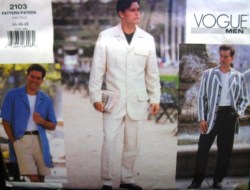 2103 MR  PANEL POCKET SS-LS JACKET, SHORTS, PANTS PATTERN 32-48''